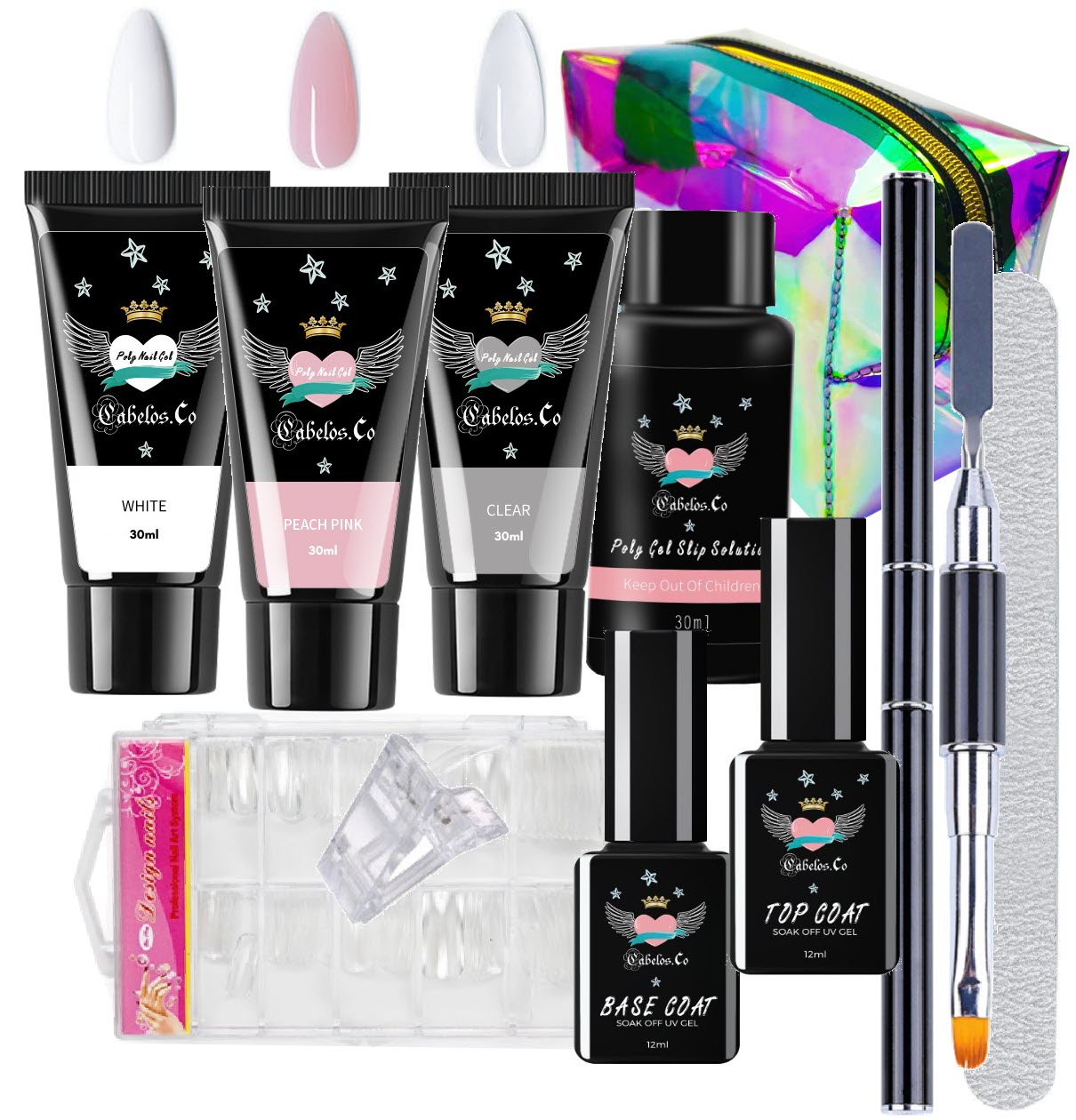 Product image Polygel Gel Nails Starter Kit