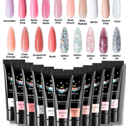 Polygel naglar akrylgel Bygga
