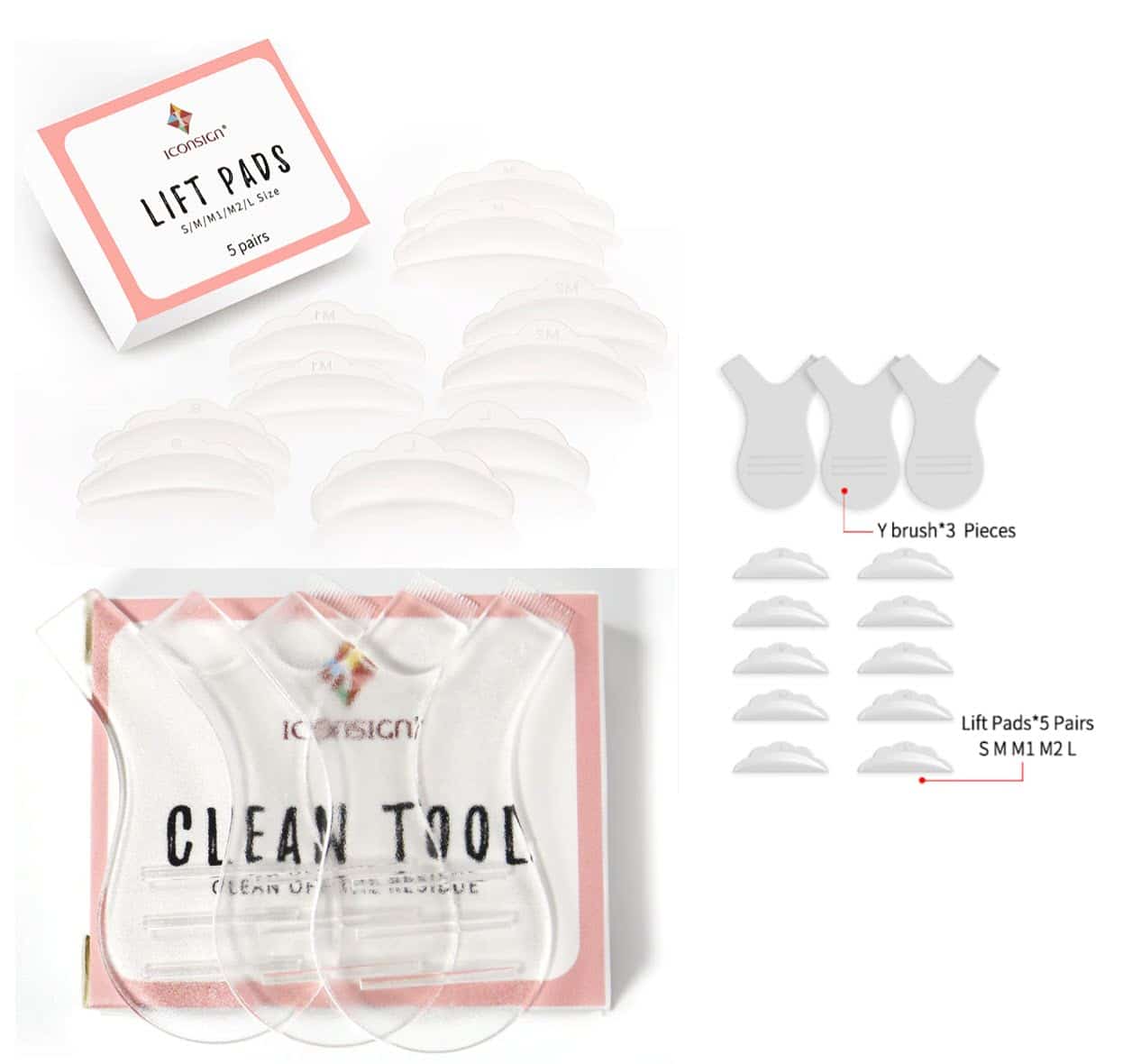 Lashlift lift pads clean tool