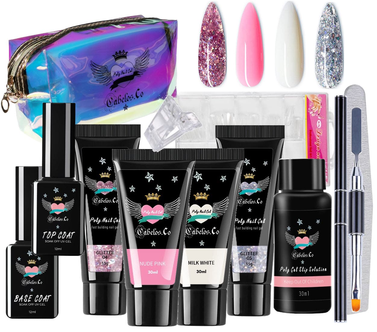 Poly Nagel Gel Nagelförlängning Kit
