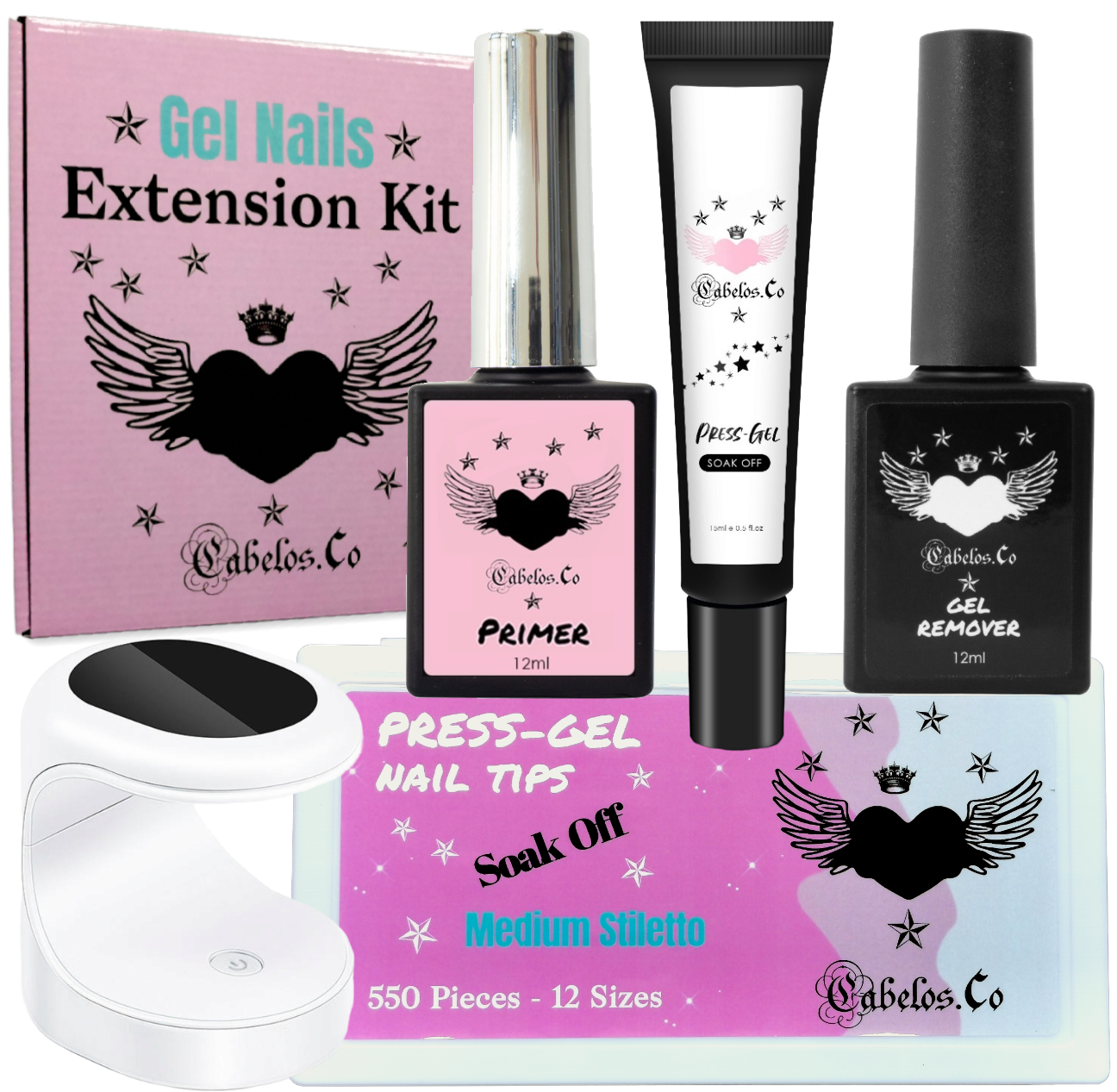 Product image Press On Gel Nails Tips kit