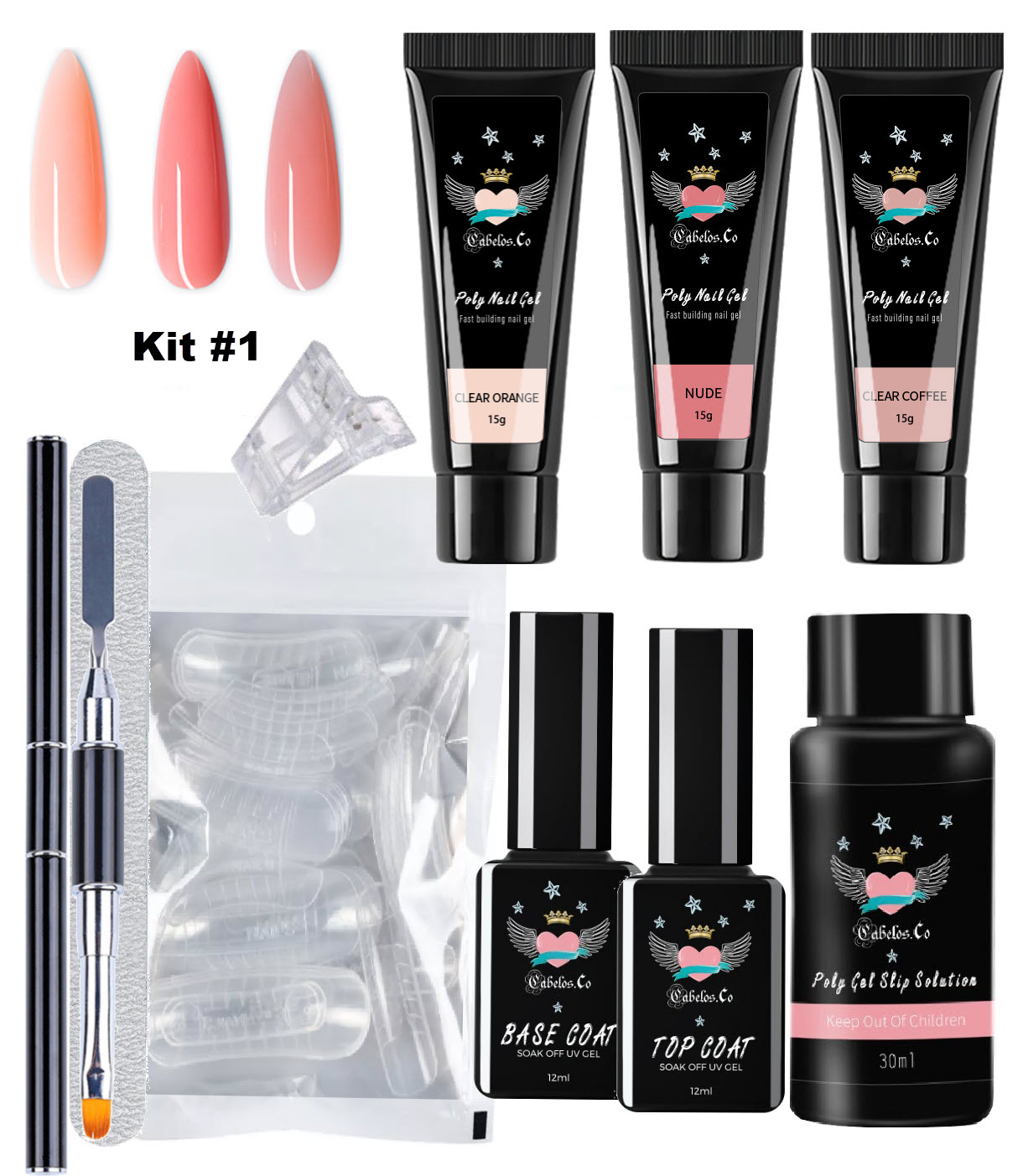 Acrylic gel nail kit