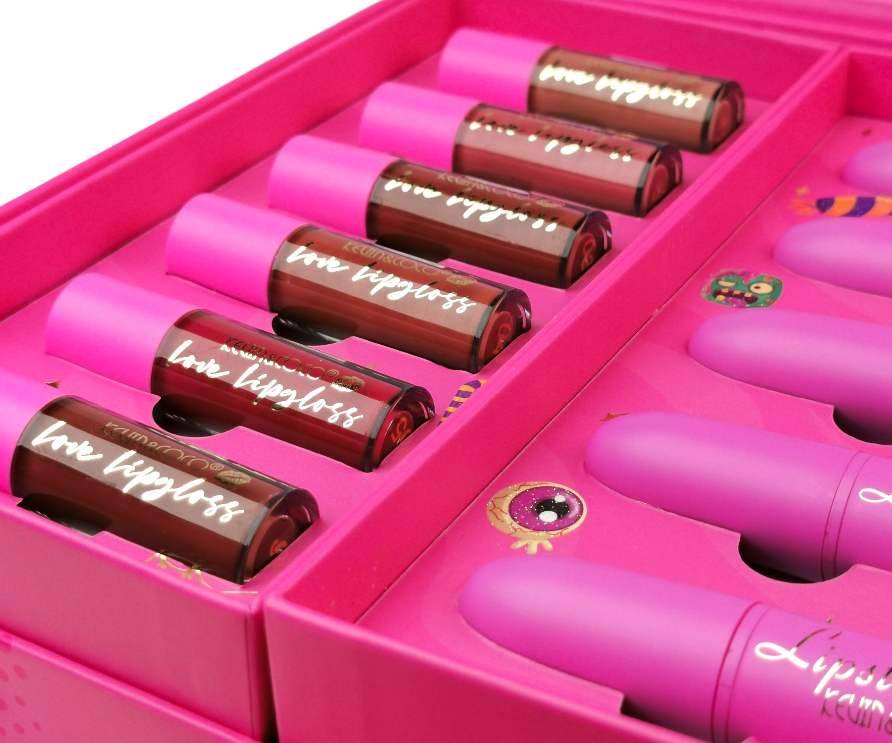 Sminkbox presentkit läppglans läppstift set