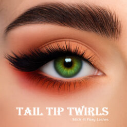 cat eye klusterfransar stick it lashes